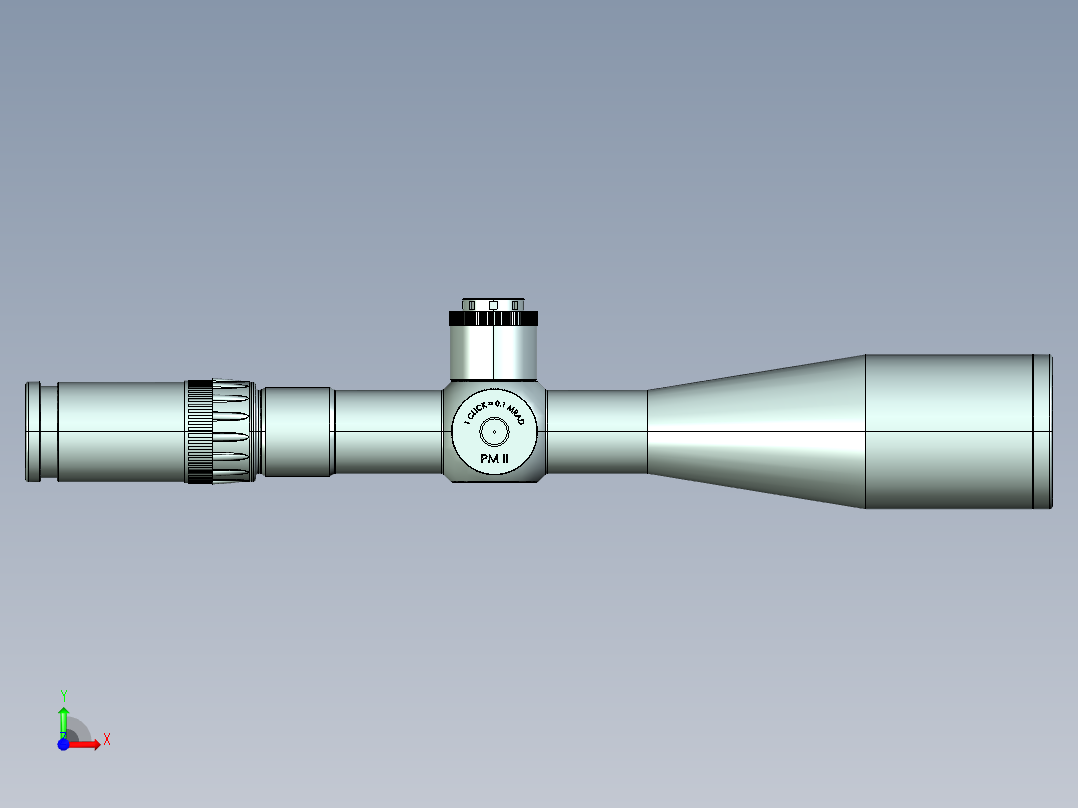 1015R15狙击步枪UG设计前视图