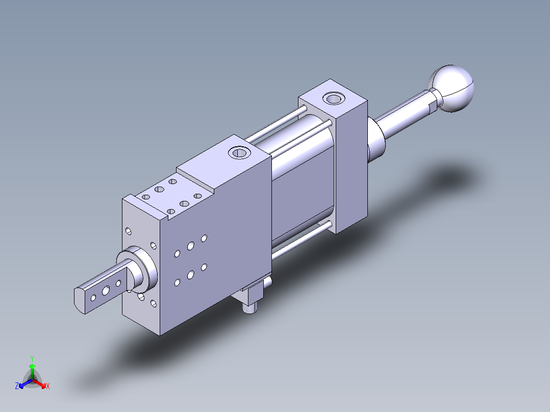德克斯TUNKERS气缸数模SZK_63_1_Z_A22_T12_TUENKERS主视图