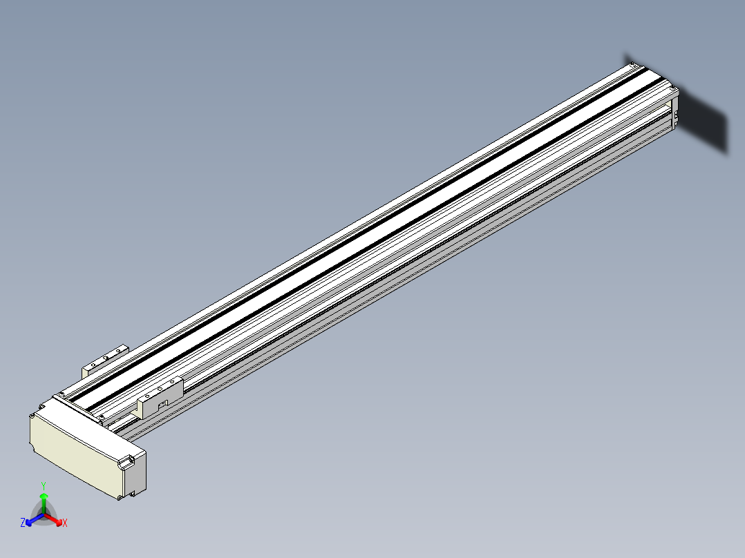TPA-KNR-86E-1610C-L900A1-ML-BJ57-N3线性模块铝制底座主视图