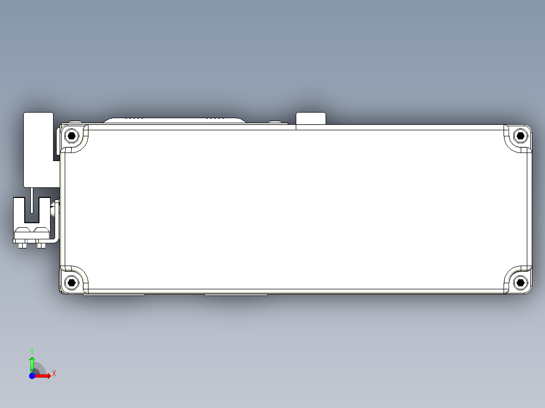 TPA-KNR-86E-1610C-L900A1-ML-BJ57-N3线性模块铝制底座前视图