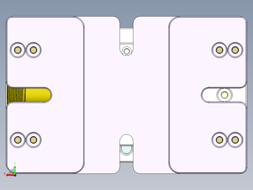 X1-笔记本CNC工装夹具三维模型CNC8-0424后视图