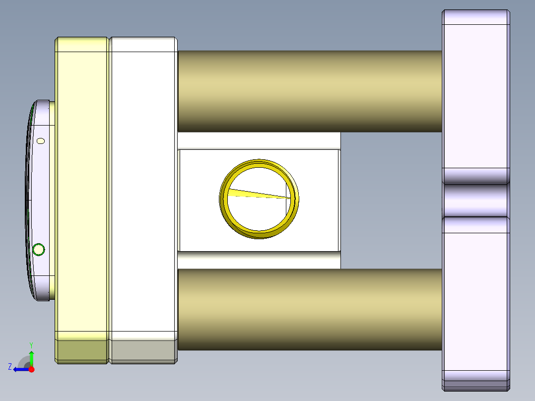 X1-笔记本CNC工装夹具三维模型CNC8-0424右视图