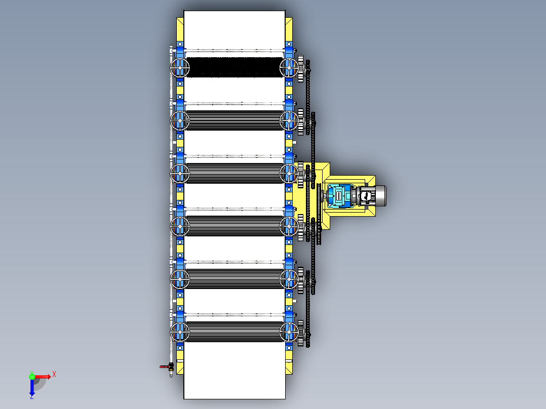 薄板机sw19可编辑俯视图