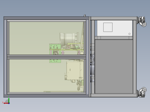 弹簧销钉六工位组装sw20可编辑后视缩略图