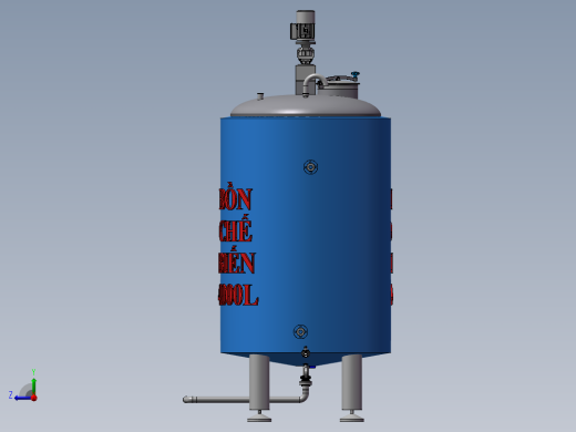 混合搅拌罐（器）右视缩略图