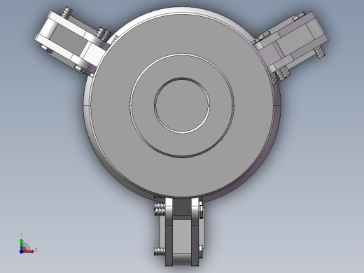 三爪夹持夹具（需要特征识别）前视缩略图