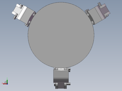 三爪夹持夹具（需要特征识别）后视缩略图