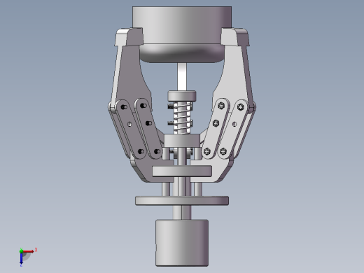 三爪夹持夹具（需要特征识别）俯视缩略图