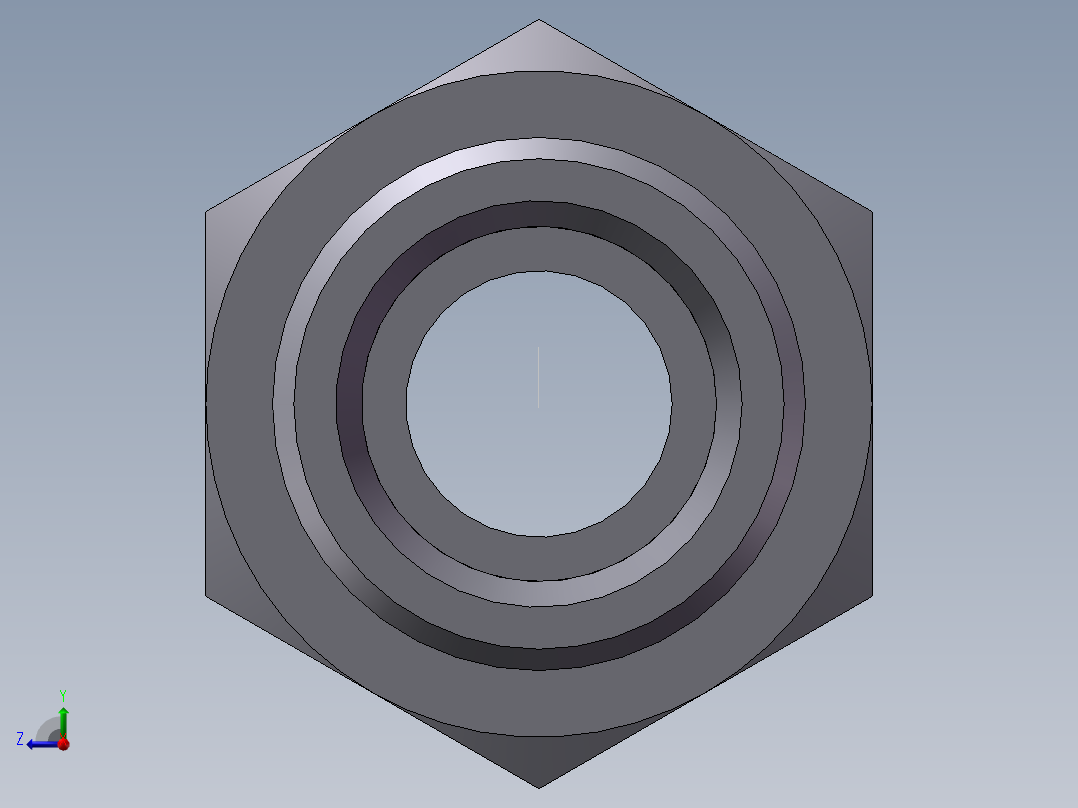 直通内螺纹接头、5DB-24-08右视图