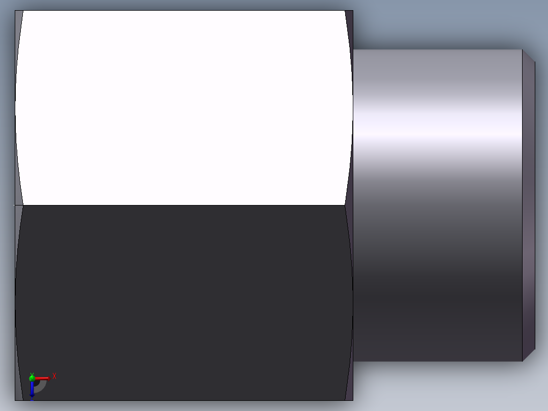 直通内螺纹接头、5DB-24-08俯视图