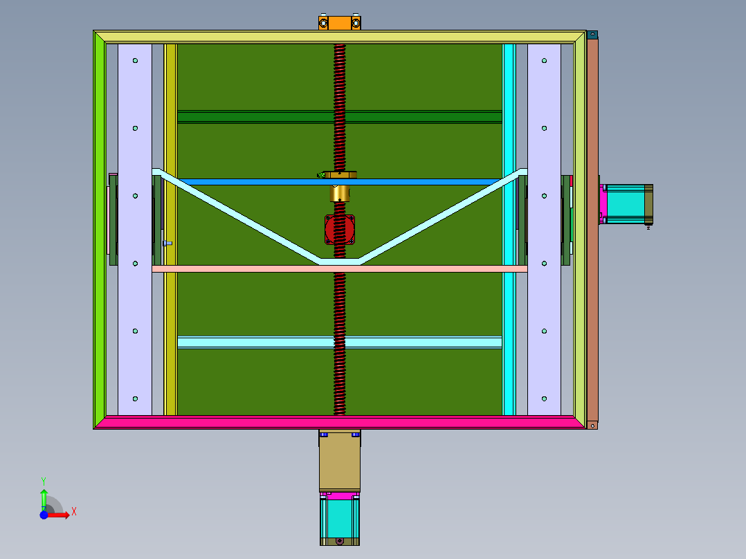 仪岩棉板厚度测量仪前视图
