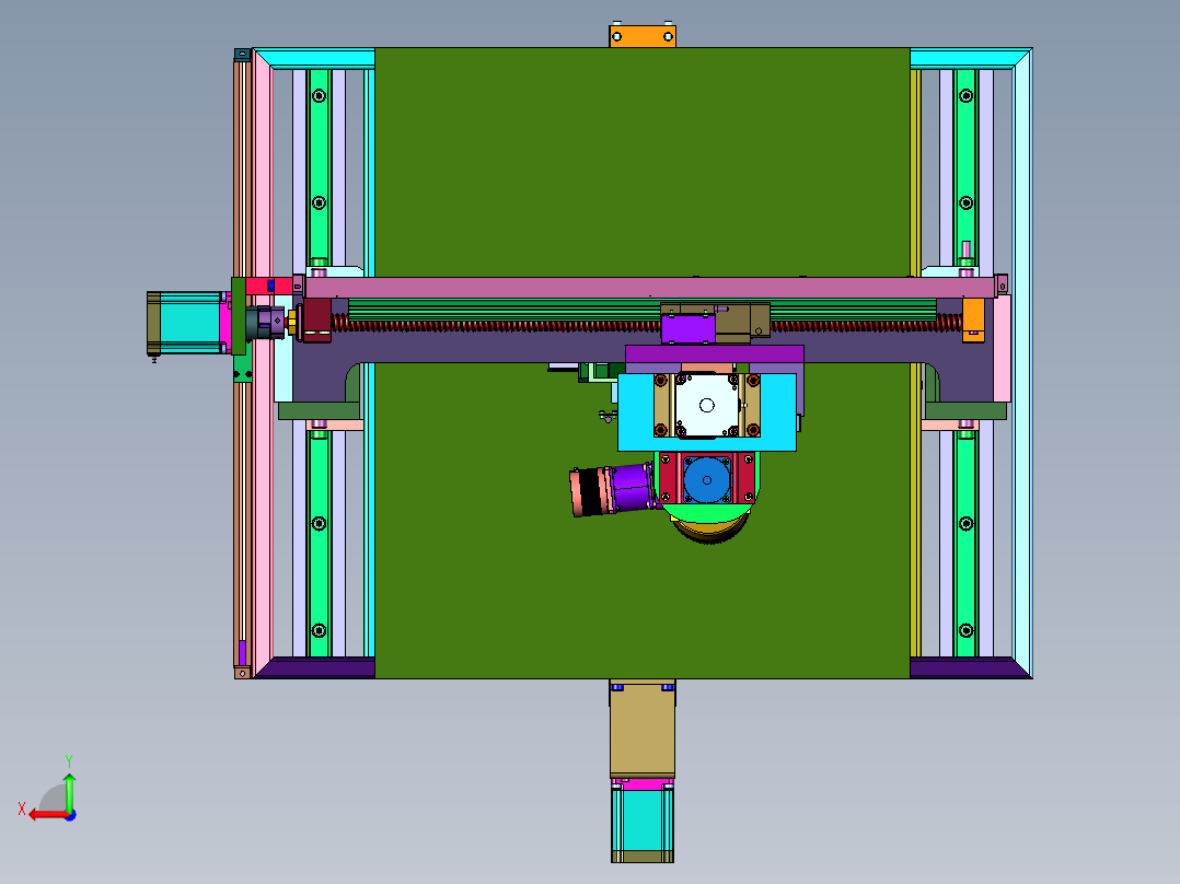 仪岩棉板厚度测量仪后视图