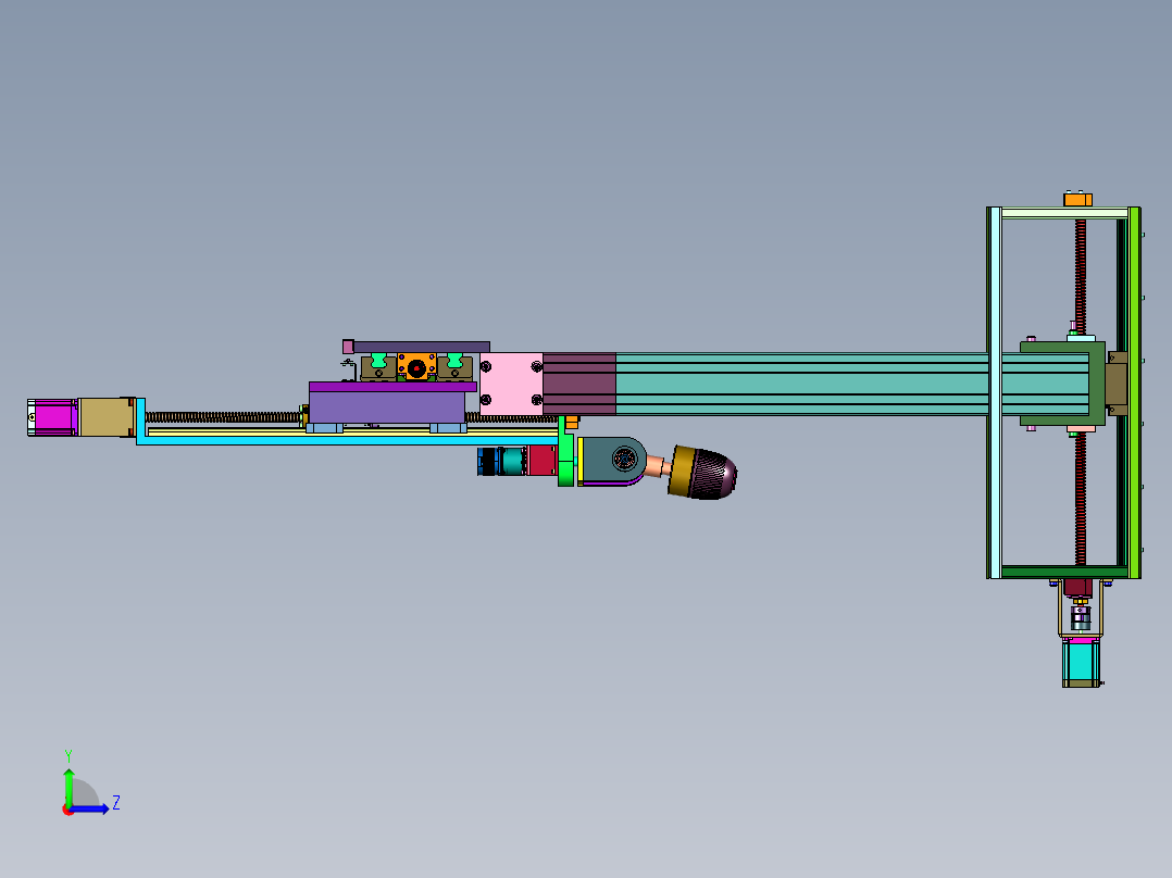 仪岩棉板厚度测量仪左视图