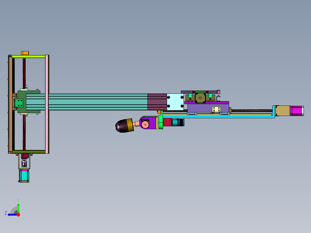 仪岩棉板厚度测量仪右视图