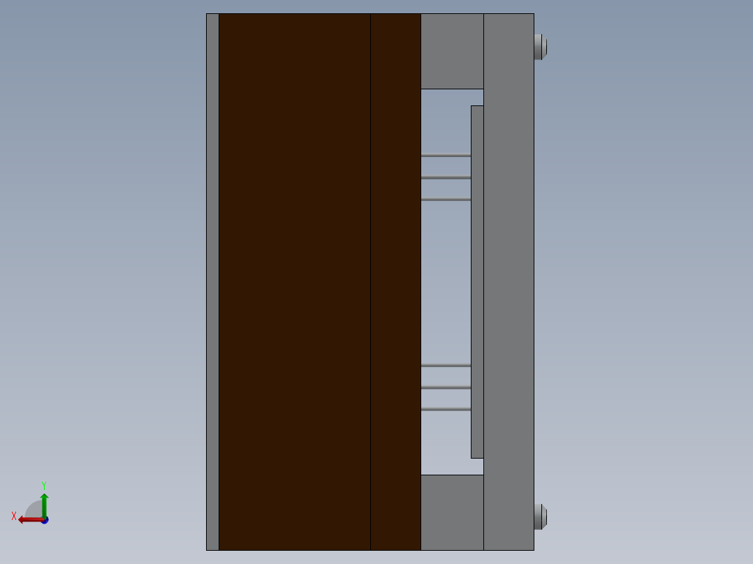 注塑模具、模具(104)后视图