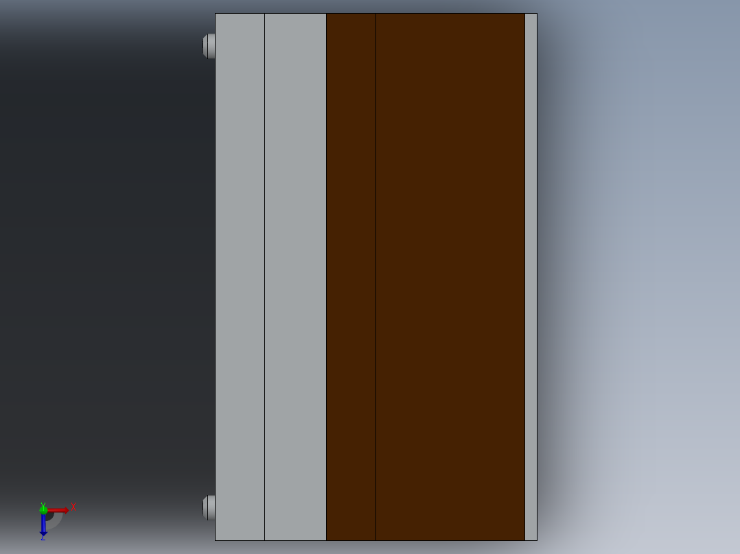 注塑模具、模具(104)俯视图