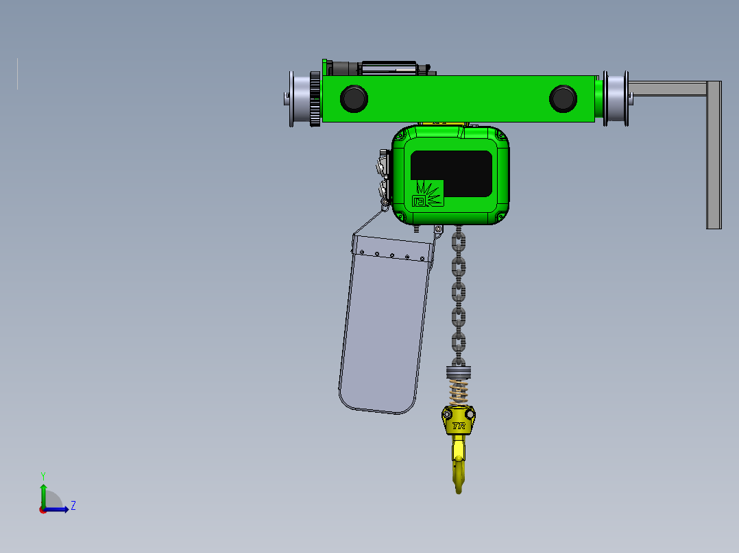 起重机(3)左视图