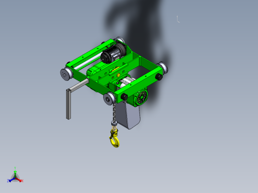 起重机(3)正等轴测缩略图