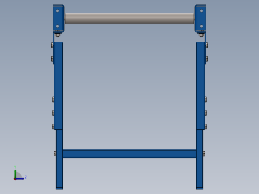 滚筒输送机左视缩略图