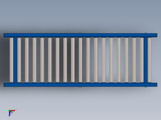 滚筒输送机俯视缩略图