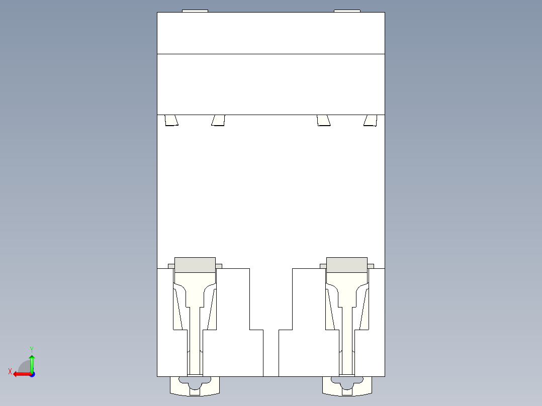 开关空开后视图