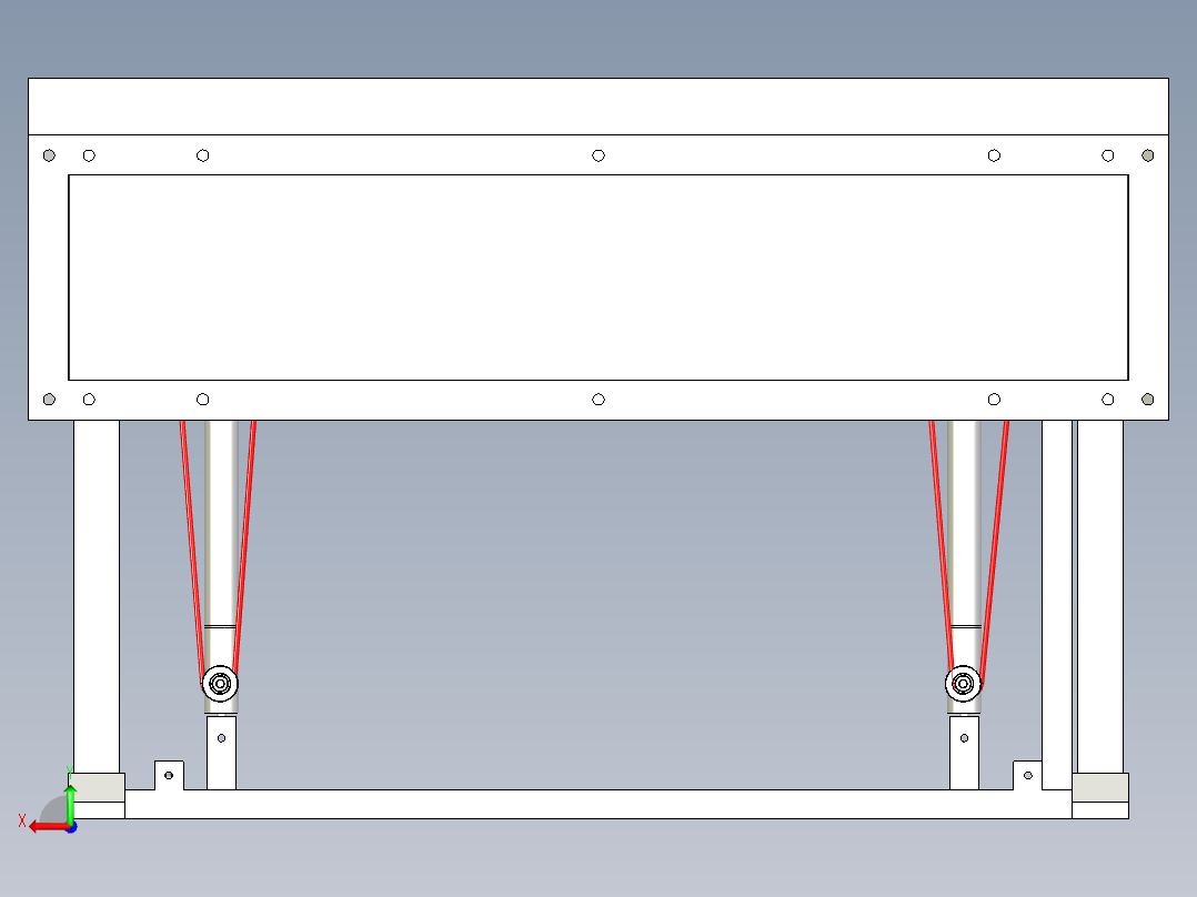工作台高度调节workbench-table-height-adjustment--stl stp后视图