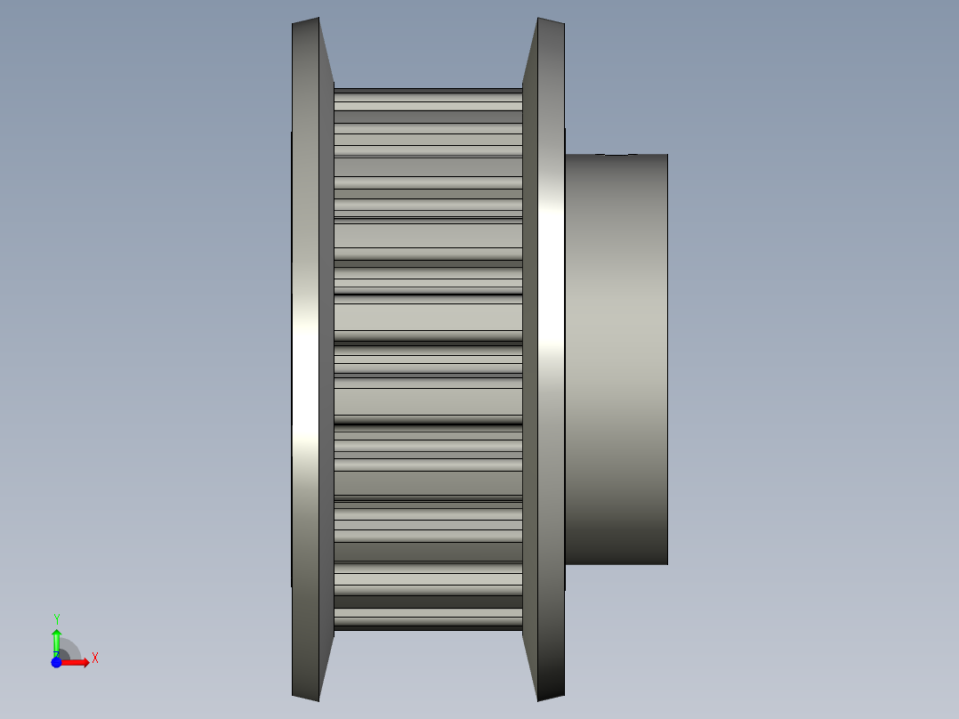 TABXL-20-037-H8从动轮前视图