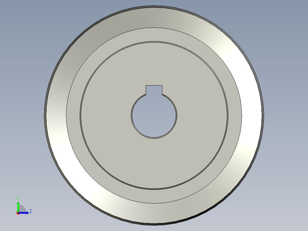 TABXL-20-037-H8从动轮左视图