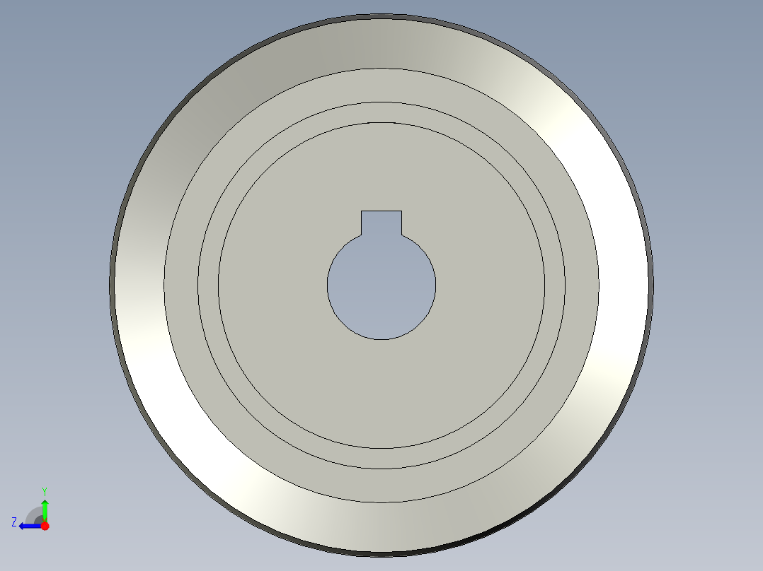 TABXL-20-037-H8从动轮右视图