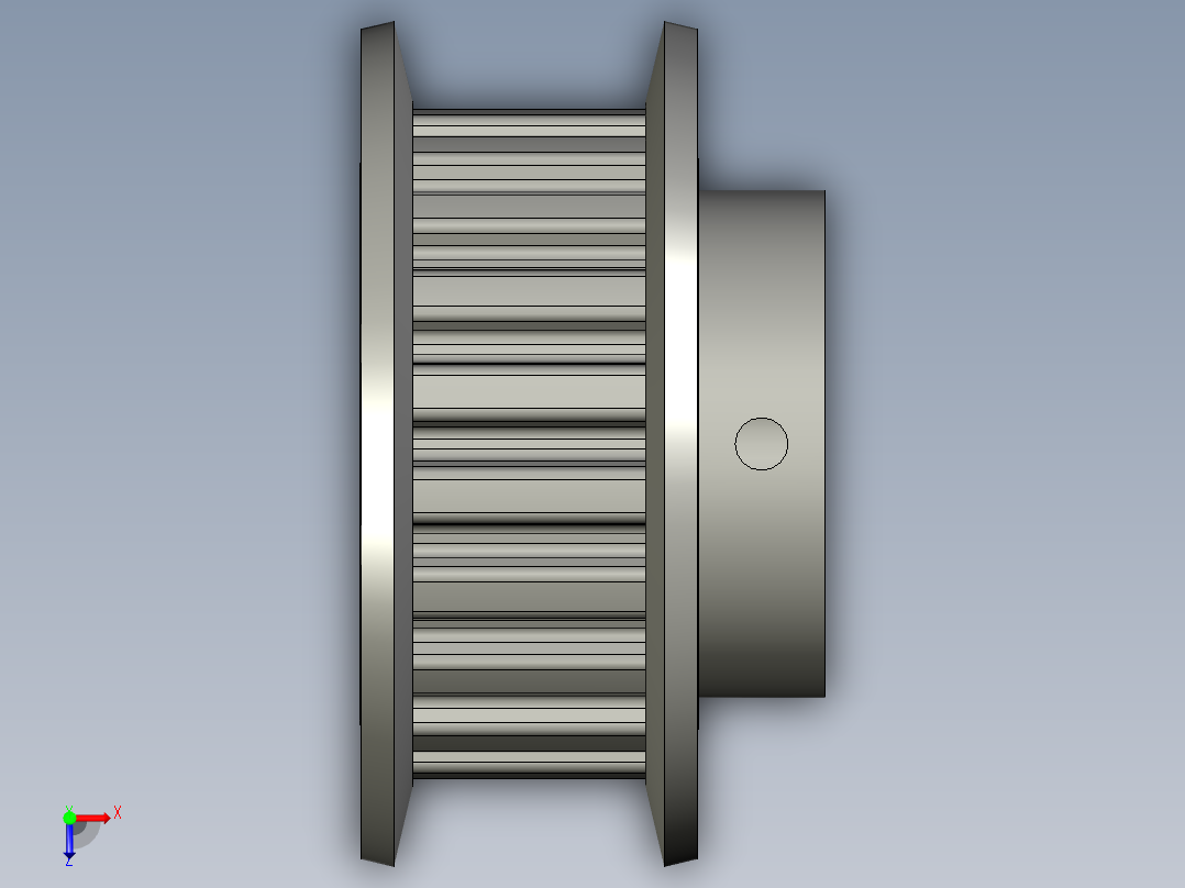TABXL-20-037-H8从动轮俯视图
