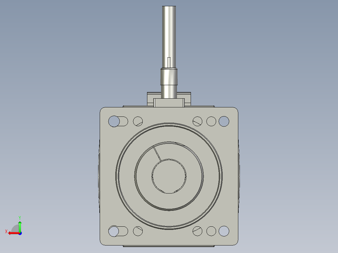 K80N欧规同步带重载模组K80NA-1H80-L5200-1A-MR-T750W19_750W电机组件80N电机座后视图