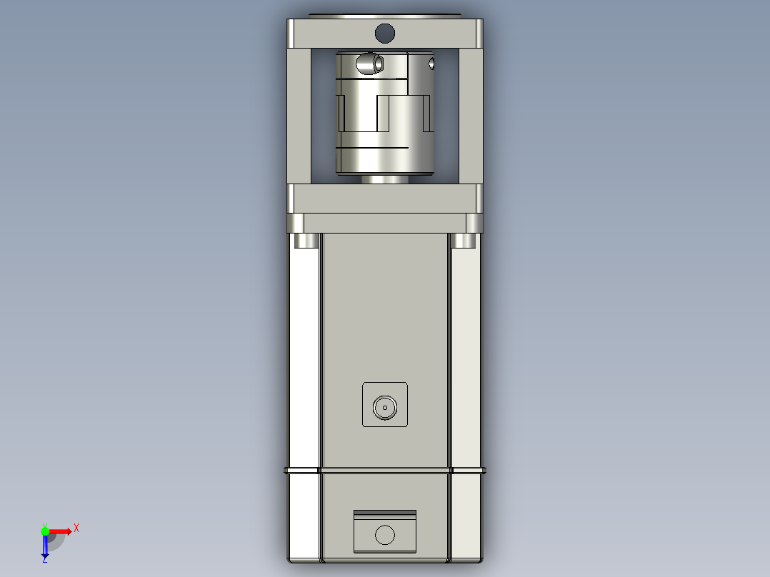 K80N欧规同步带重载模组K80NA-1H80-L5200-1A-MR-T750W19_750W电机组件80N电机座俯视图