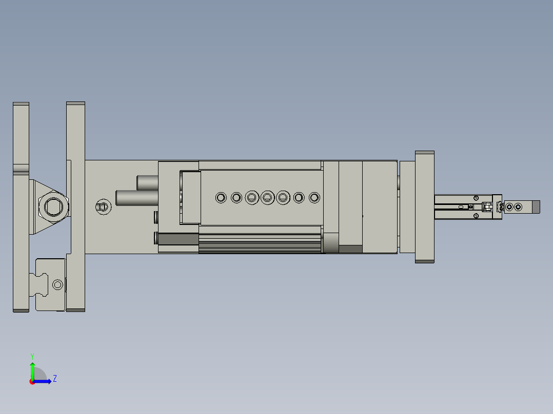 递进组件左视图