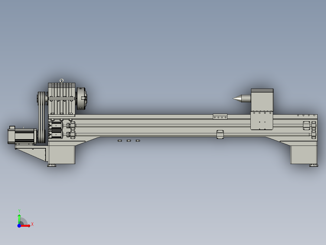焊接变位机前视图