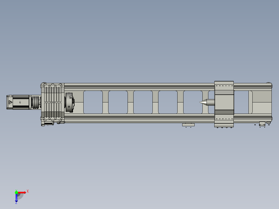 焊接变位机俯视图
