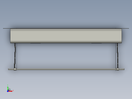 自动调节的智能晾衣架前视缩略图