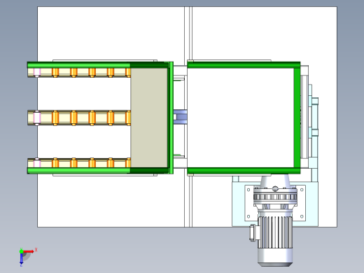 翻斗式往复升降机构俯视缩略图