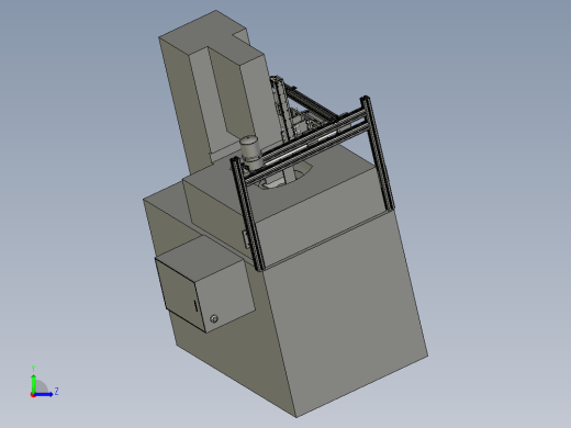 自动收料的片材切片机左视缩略图
