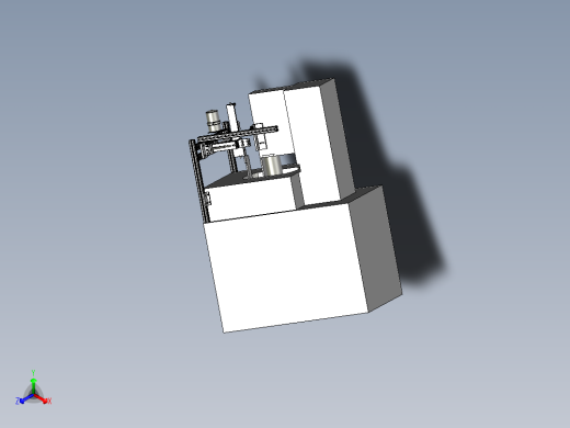 自动收料的片材切片机正等轴测缩略图