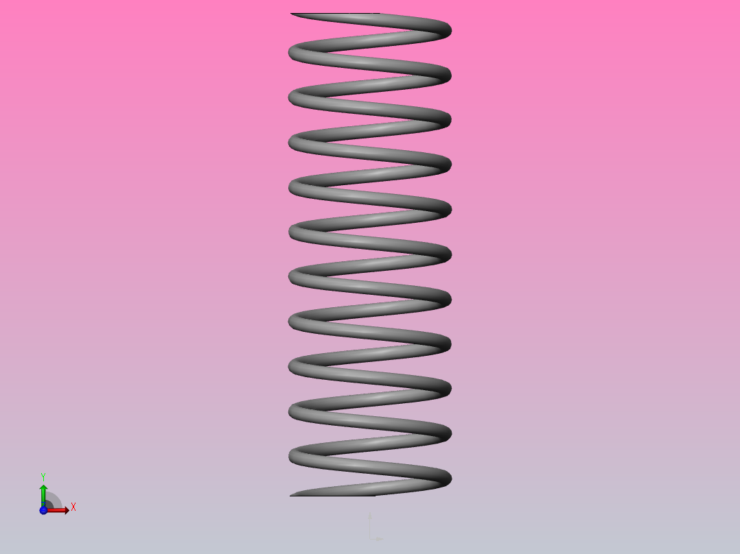 弹簧162-A压缩弹簧前视图