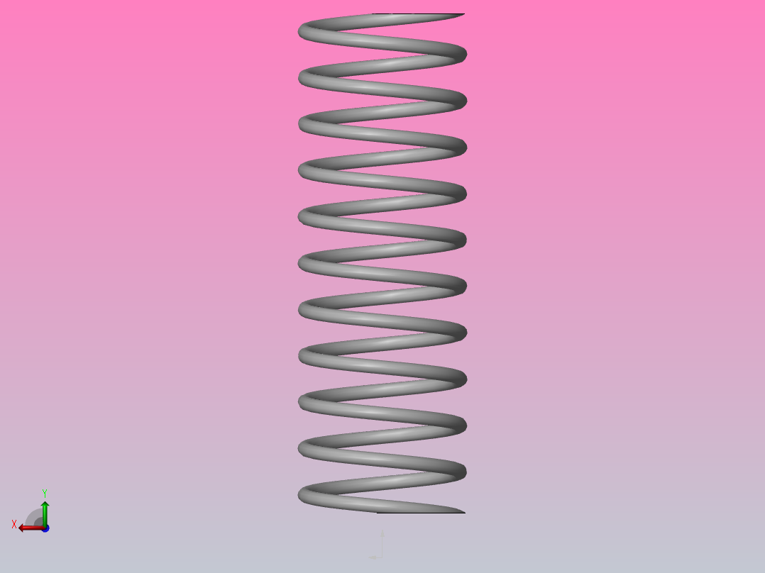 弹簧162-A压缩弹簧后视图