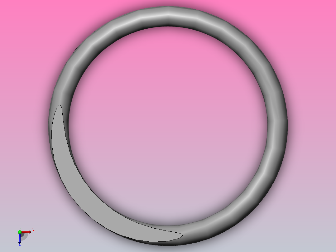 弹簧162-A压缩弹簧俯视图