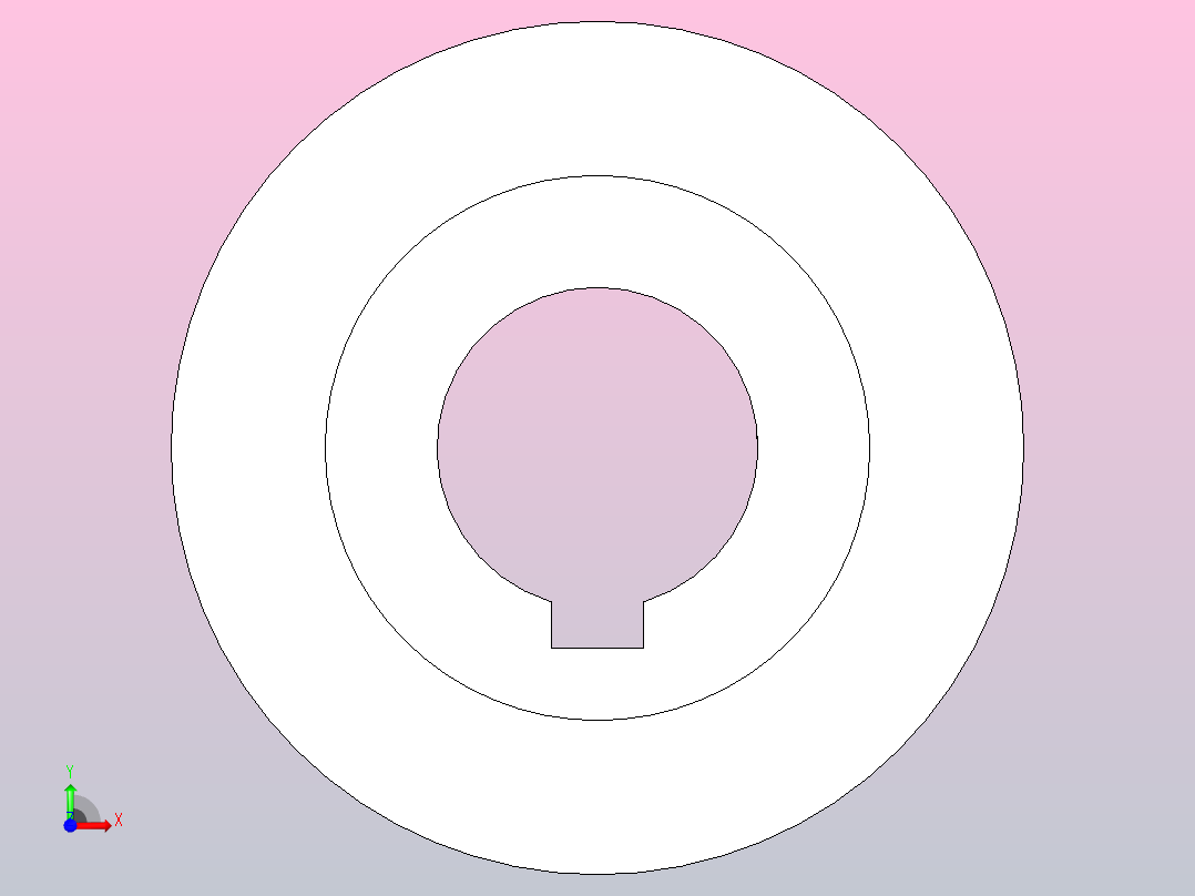 皮带轮，正时，16毫米孔前视图