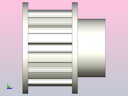 皮带轮，正时，16毫米孔左视缩略图