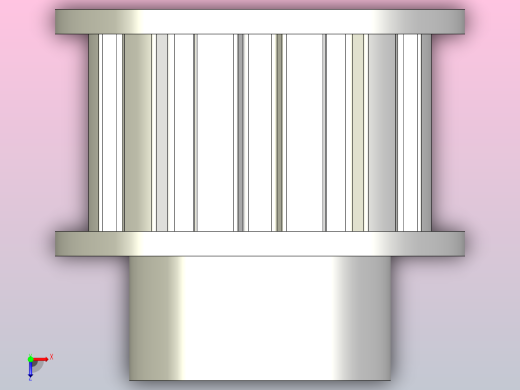 皮带轮，正时，16毫米孔俯视缩略图