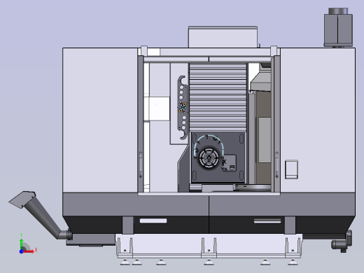 卧式数控加工中心前视缩略图