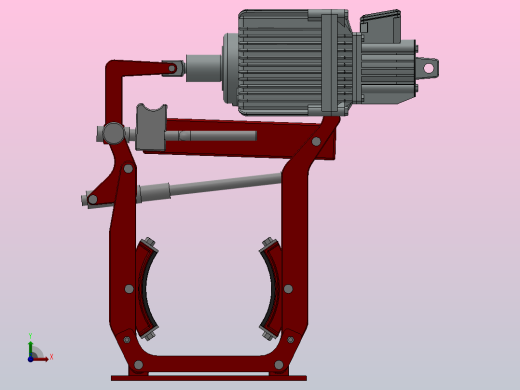 YWH系列电力液压鼓式制动器YWH315-300-WL.RL.WC.HR前视缩略图