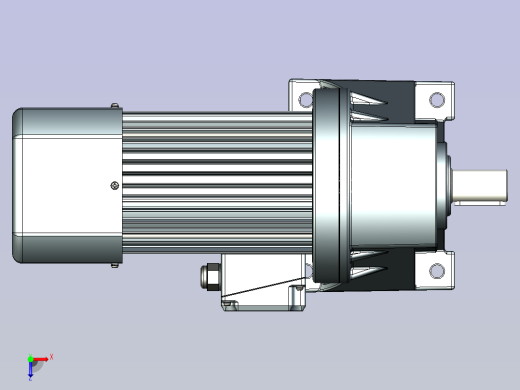 JSCC变频减速电机 f1500h01-L俯视缩略图