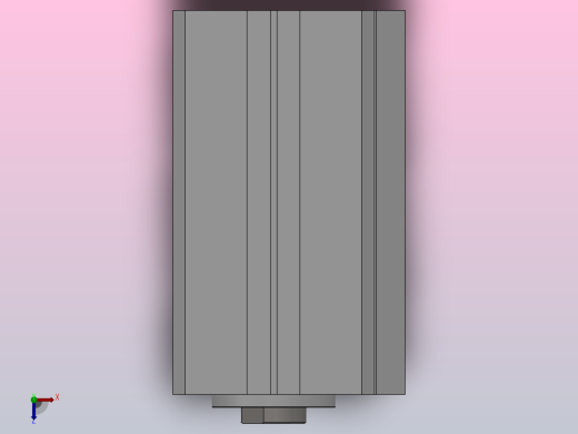 SDA超薄气缸系列SDA 50×90俯视缩略图