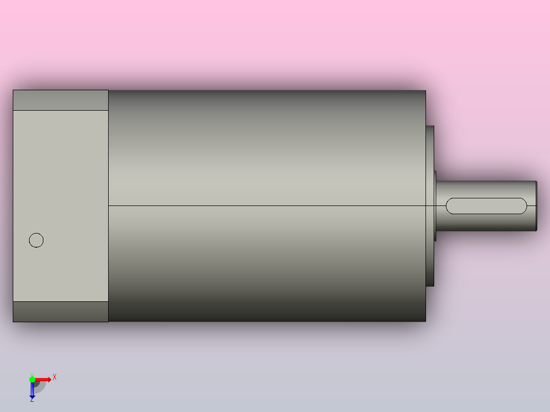 间隙减速器gearbox_gbx120009k_gbk_120_100_4_f俯视图